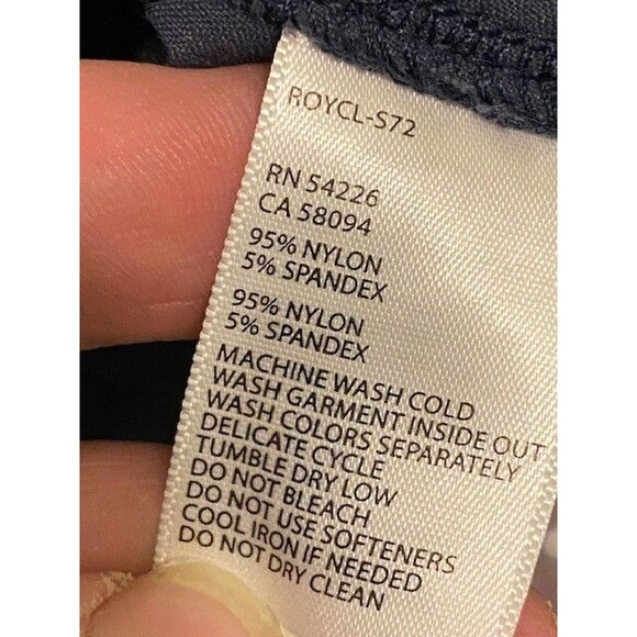 Royal Robbins Womens Sz 4 Trim Fit Blue Gray Capri Pants Outdoors Minimalistic - Picture 7 of 7